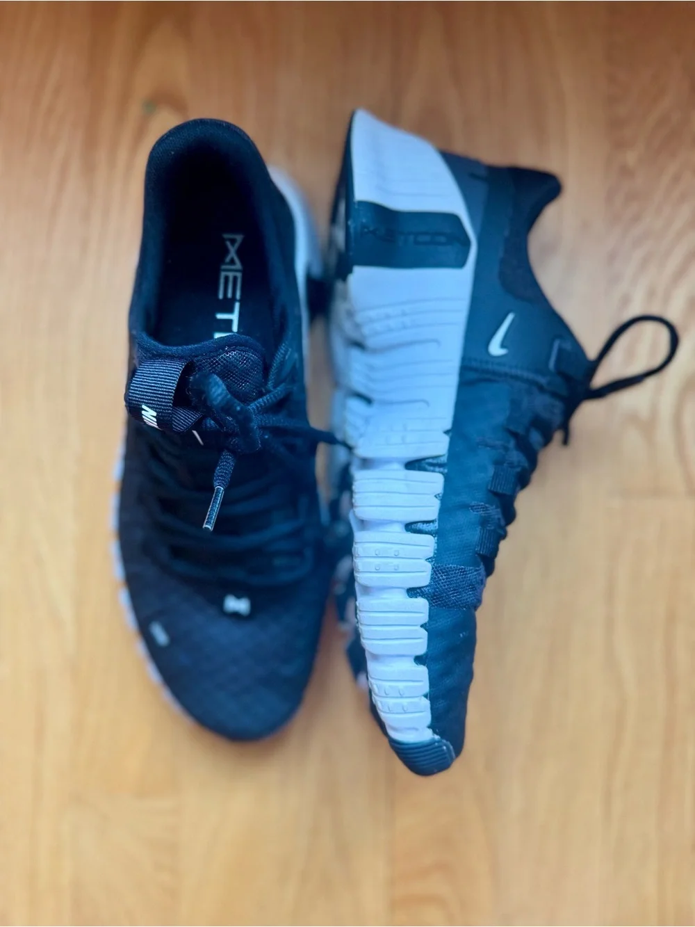 Nike Metcon Black and White Training Shoes